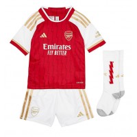 Camiseta Arsenal Oleksandr Zinchenko #35 Primera Equipación para niños 2023-24 manga corta (+ pantalones cortos)